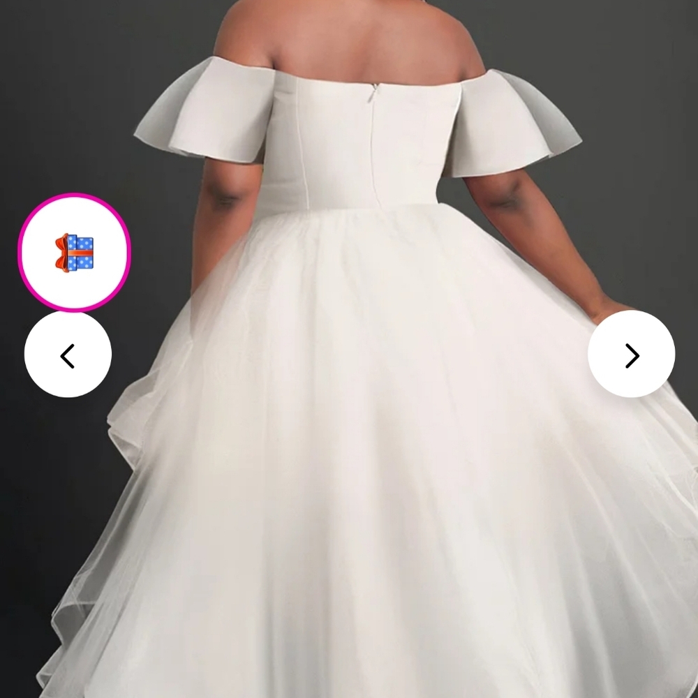 White Tulle dress